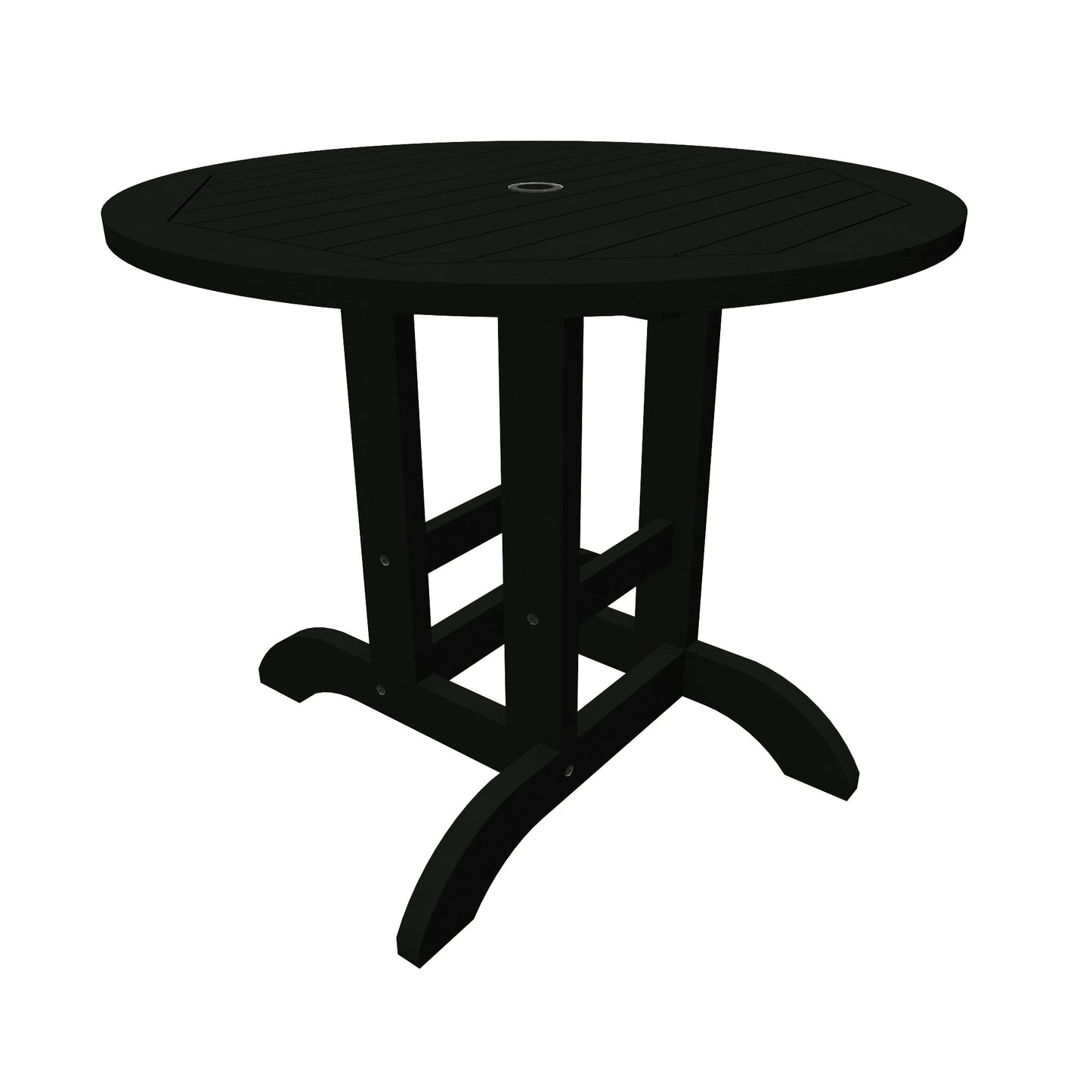 Homestead 36” diameter dining height table in Black
