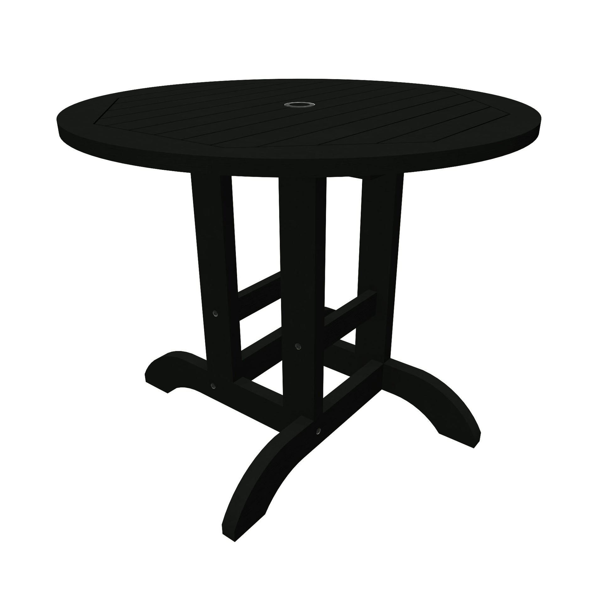 Homestead 36” diameter dining height table in Black