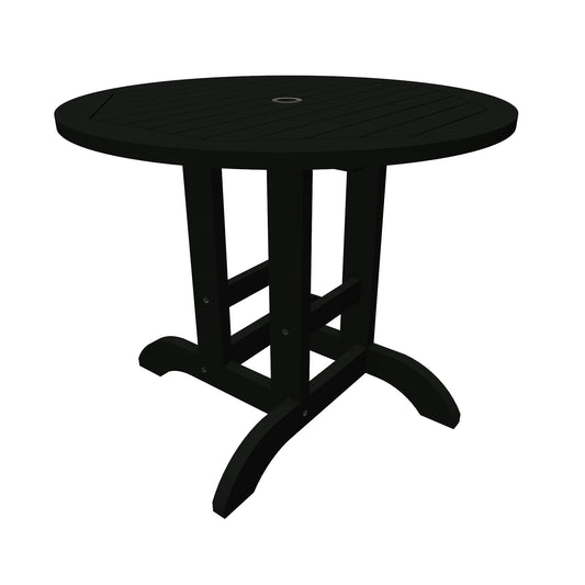 Homestead 36” diameter dining height table in Black