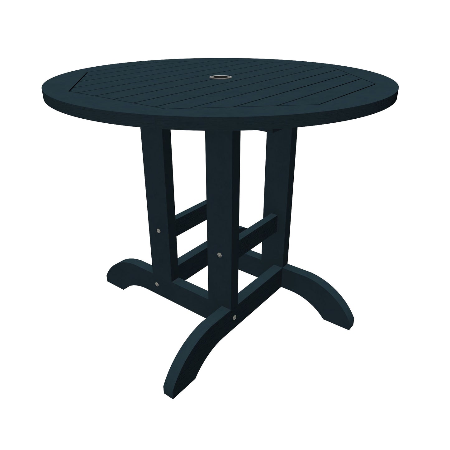 Homestead 36” diameter dining height table in Federal Blue