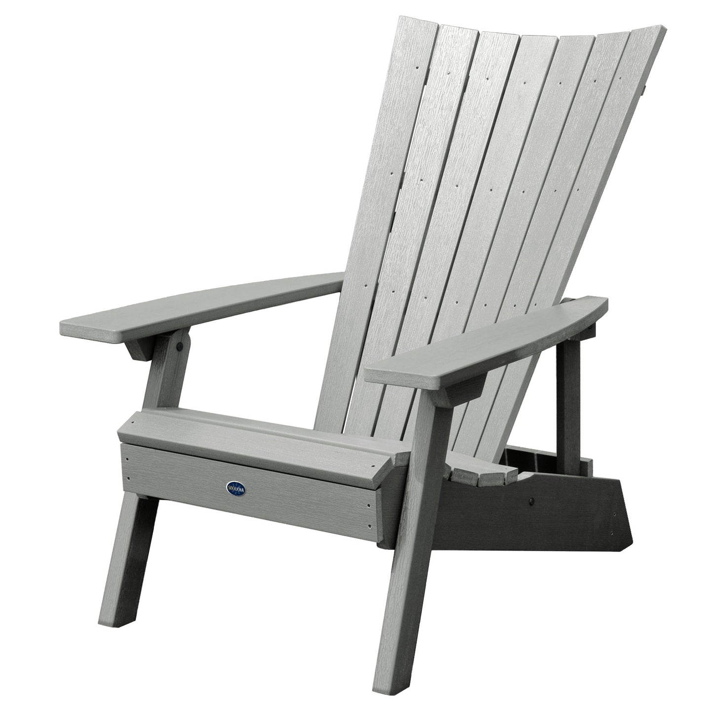 Granite Hills folding and reclining Adirondack chair in Coastal Teak