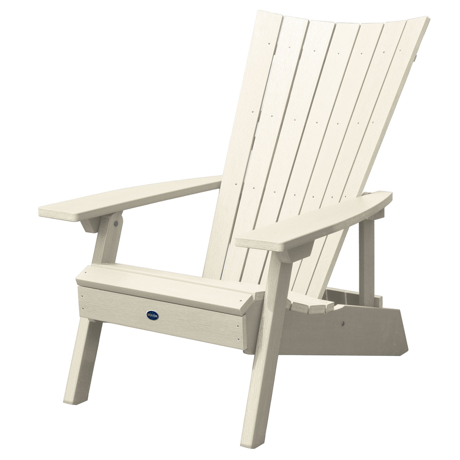 Granite Hills folding and reclining Adirondack chair in Whitewash