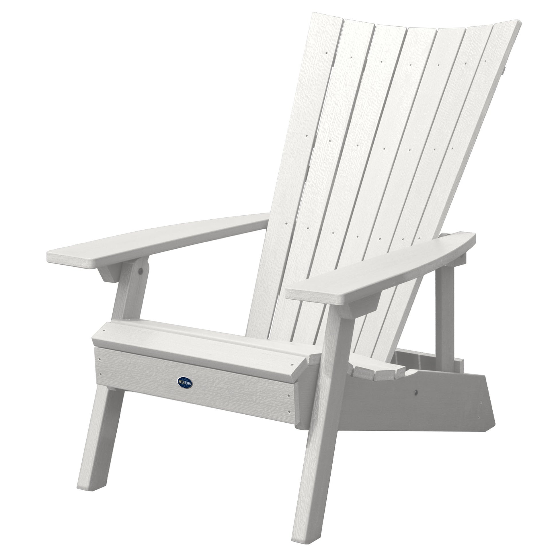 Granite Hills folding and reclining Adirondack chair in White