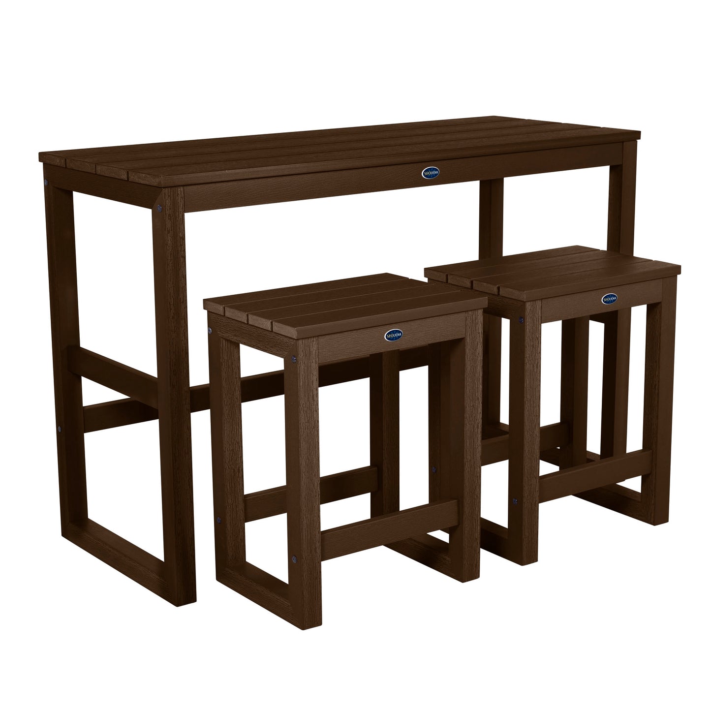 Granite Hills Balcony Set in Weathered Acorn