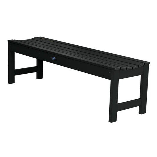 5ft Blue Ridge backless bench in Black