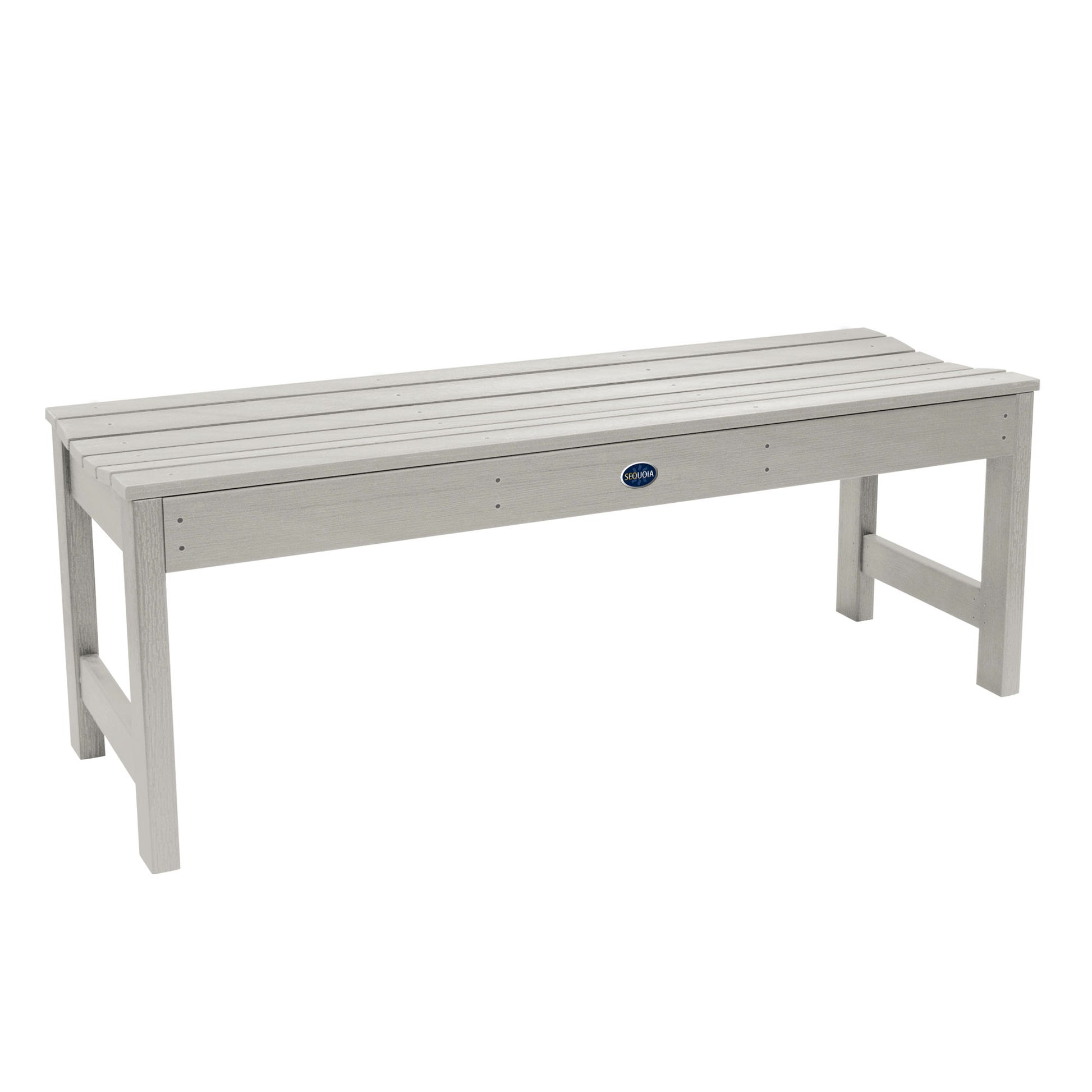 4ft Blue Ridge backless bench in Harbor Gray