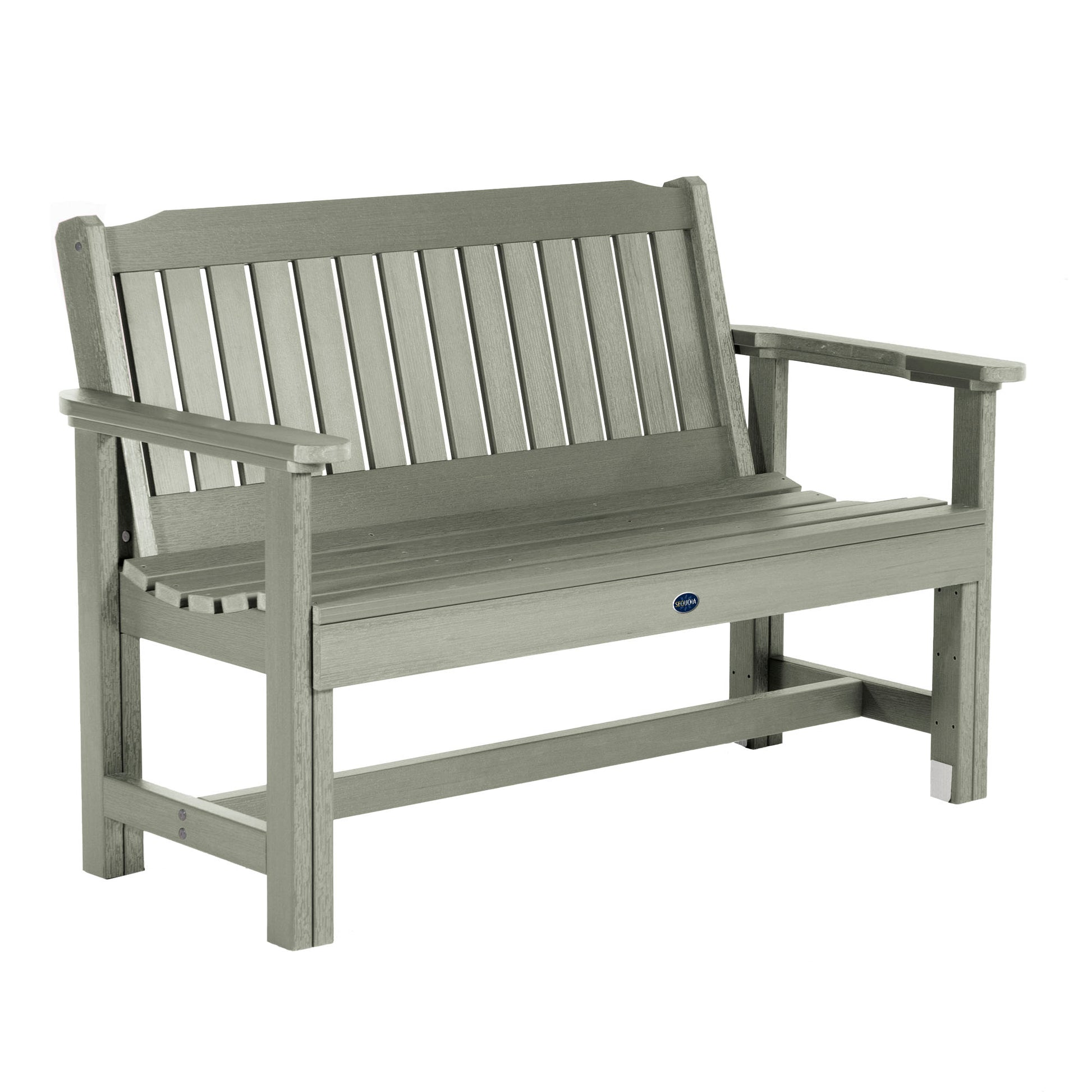 Blue Ridge 4ft Commercial Garden Bench in Eucalyptus