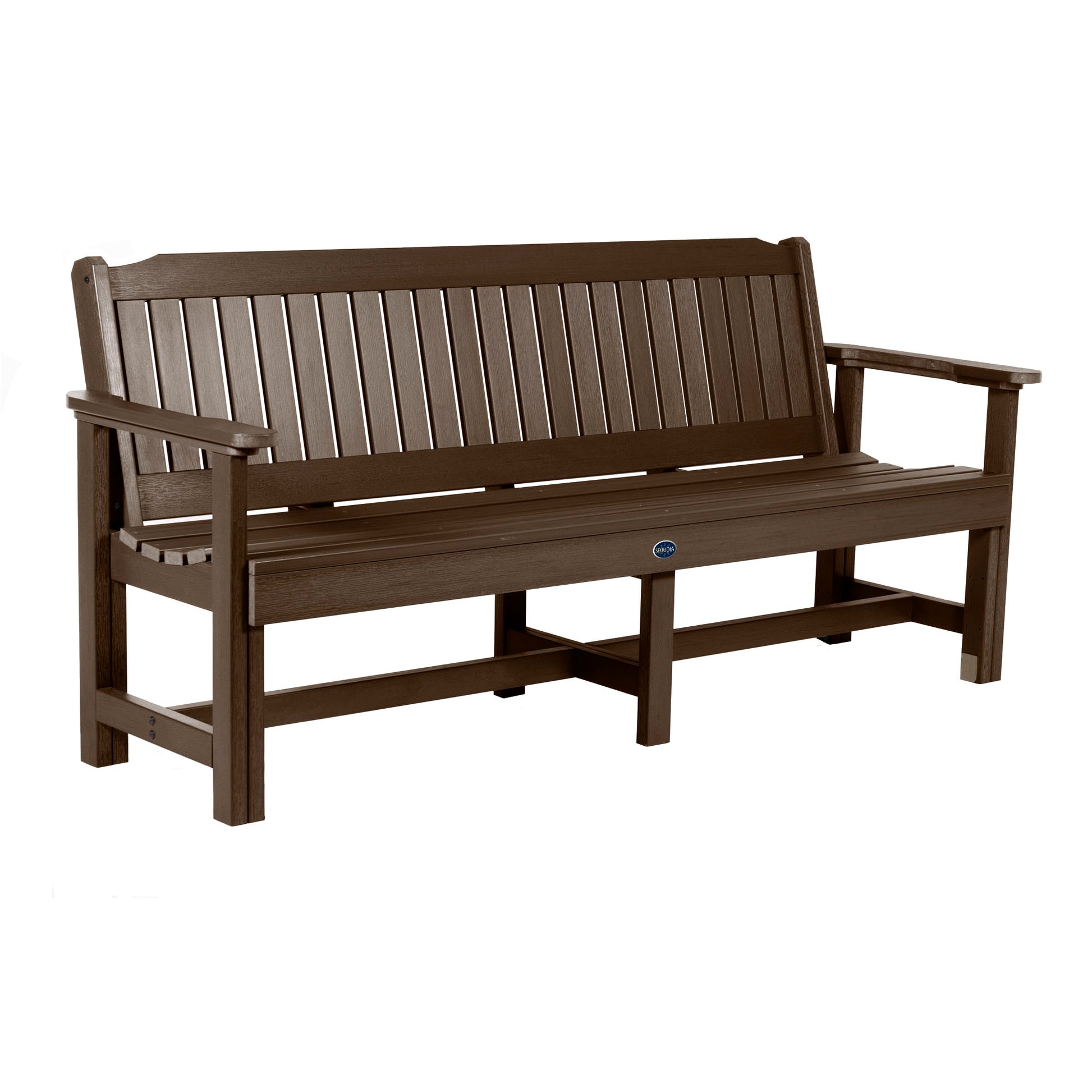 Blue Ridge 6ft Garden Bench in Weathered Acorn