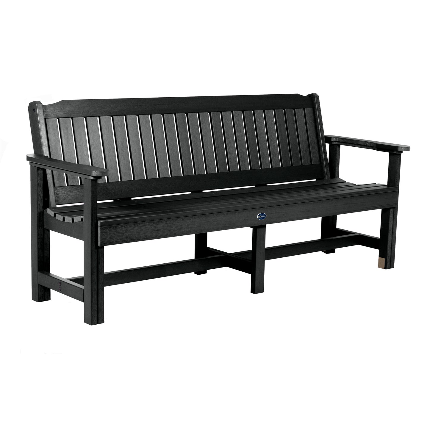 Blue Ridge 6ft Garden Bench in Black