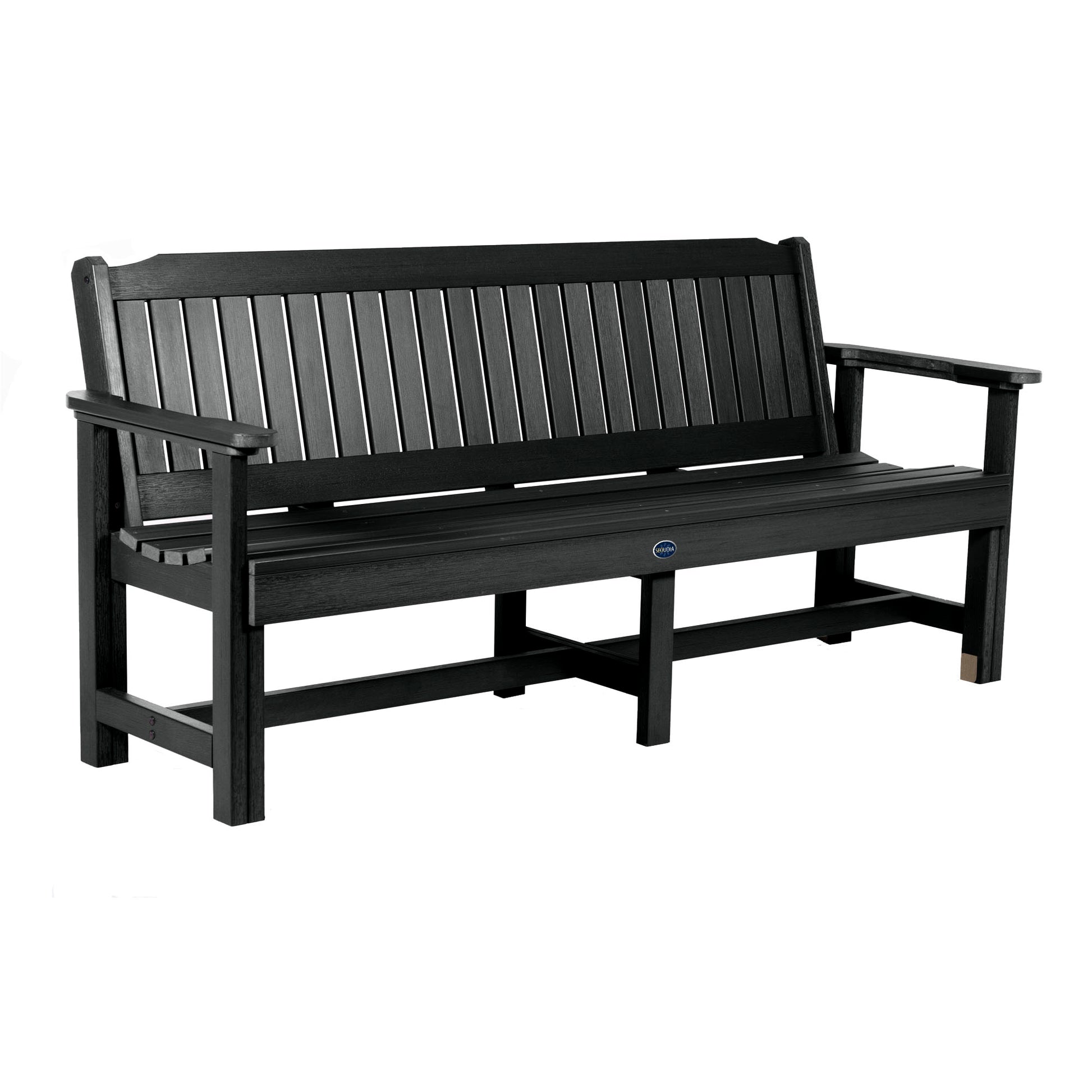 Blue Ridge 6ft Garden Bench in Black