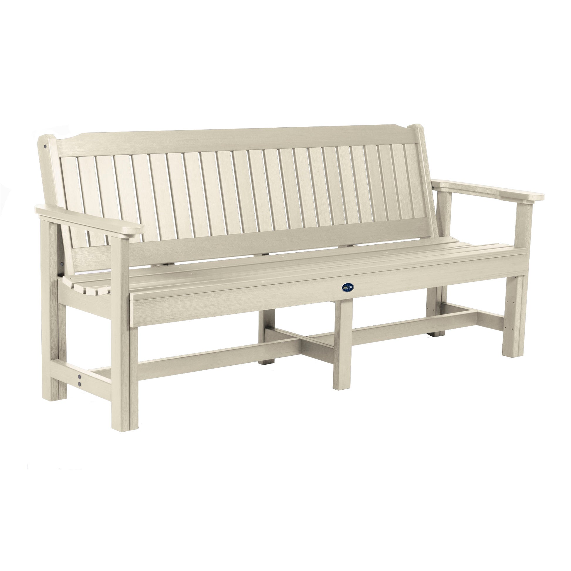 Blue Ridge 6ft Garden Bench in Whitewash