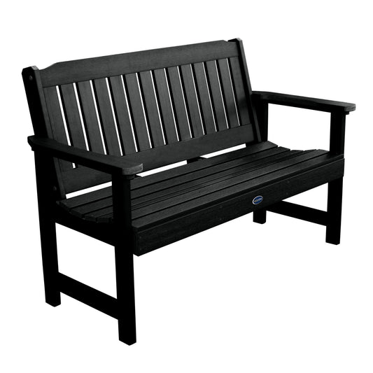 5ft Blue Ridge garden bench in Black