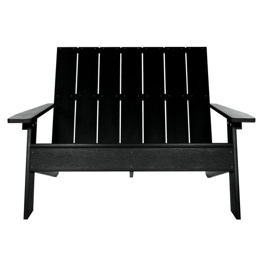 Granite Hills double wide Adirondack chair in Black
