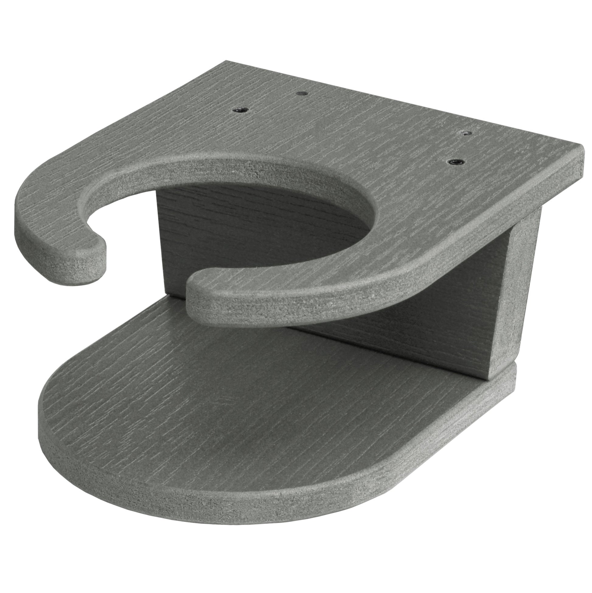 Easy-Add cupholder in Coastal Teak