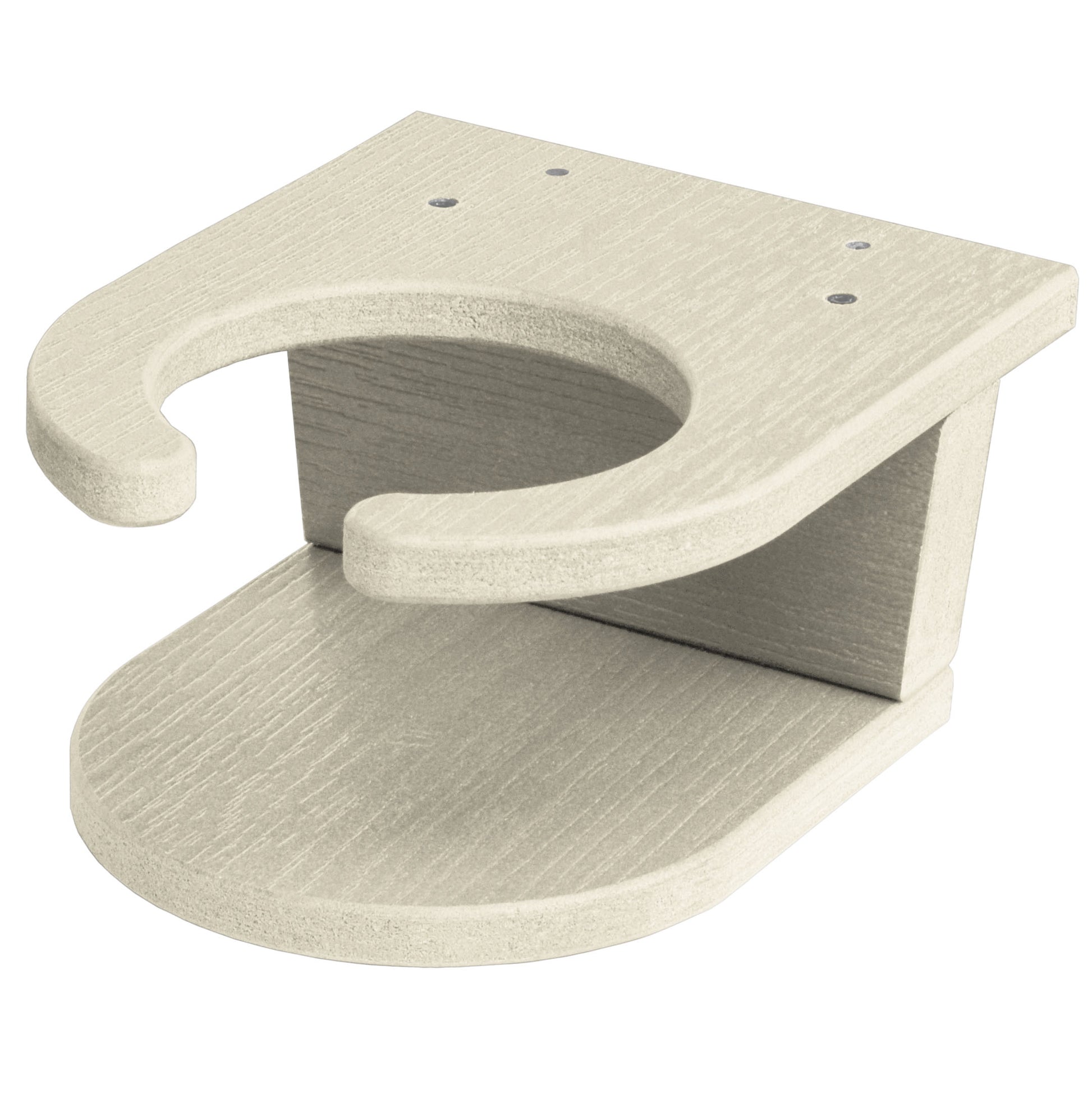 Easy-Add cupholder in Whitewash
