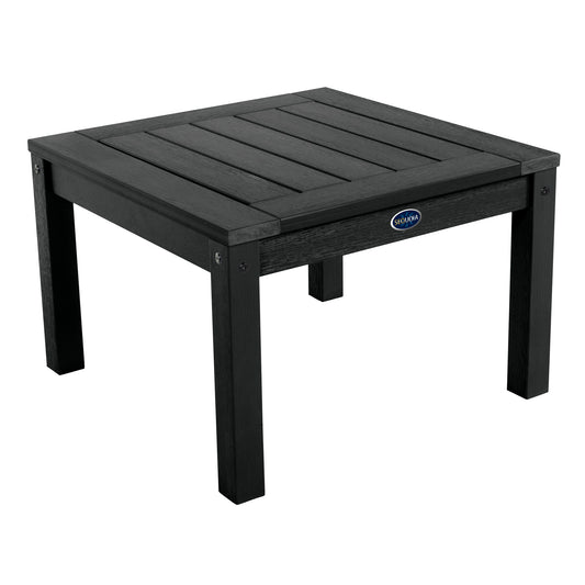 Adirondack side table in Black