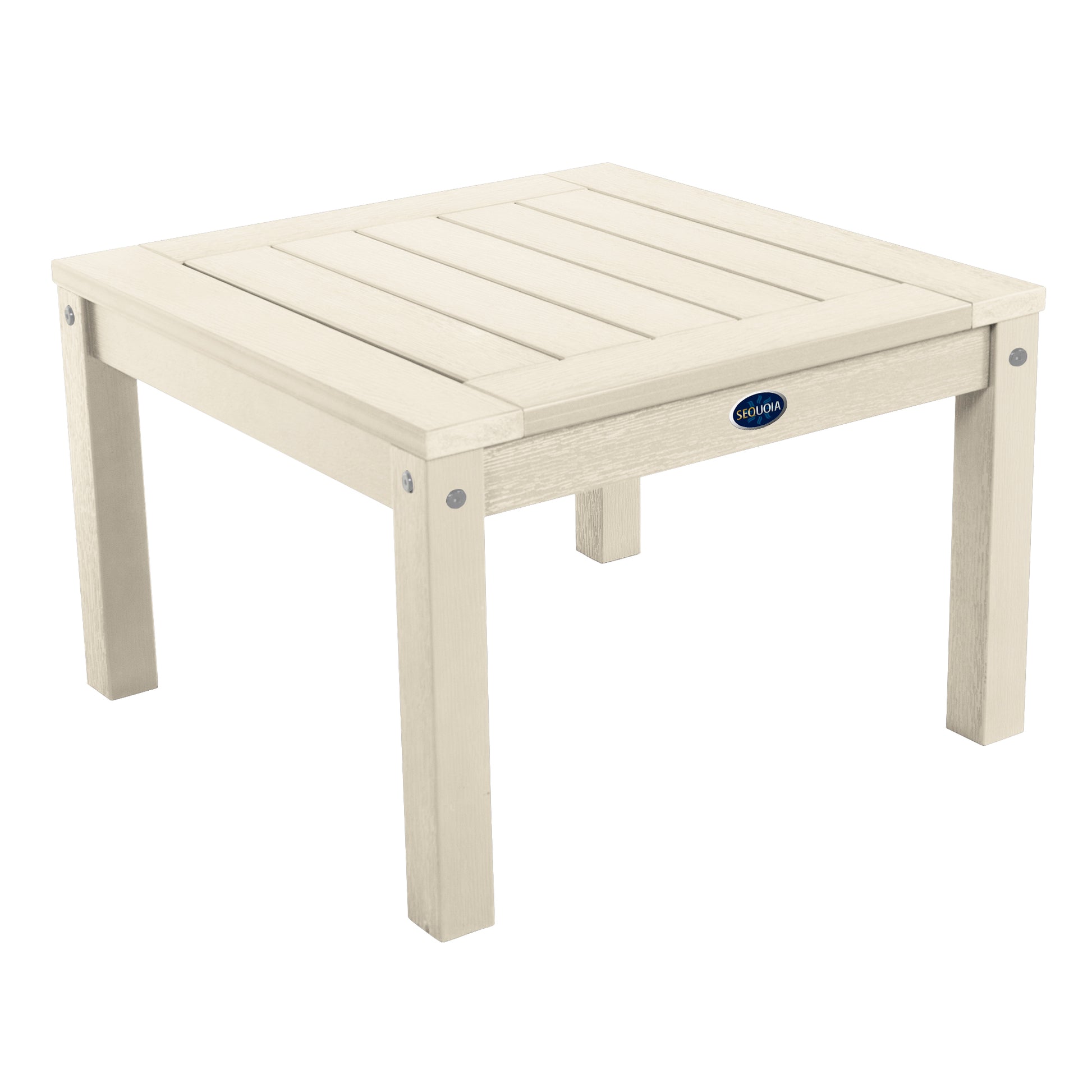 Adirondack side table in Whitewash