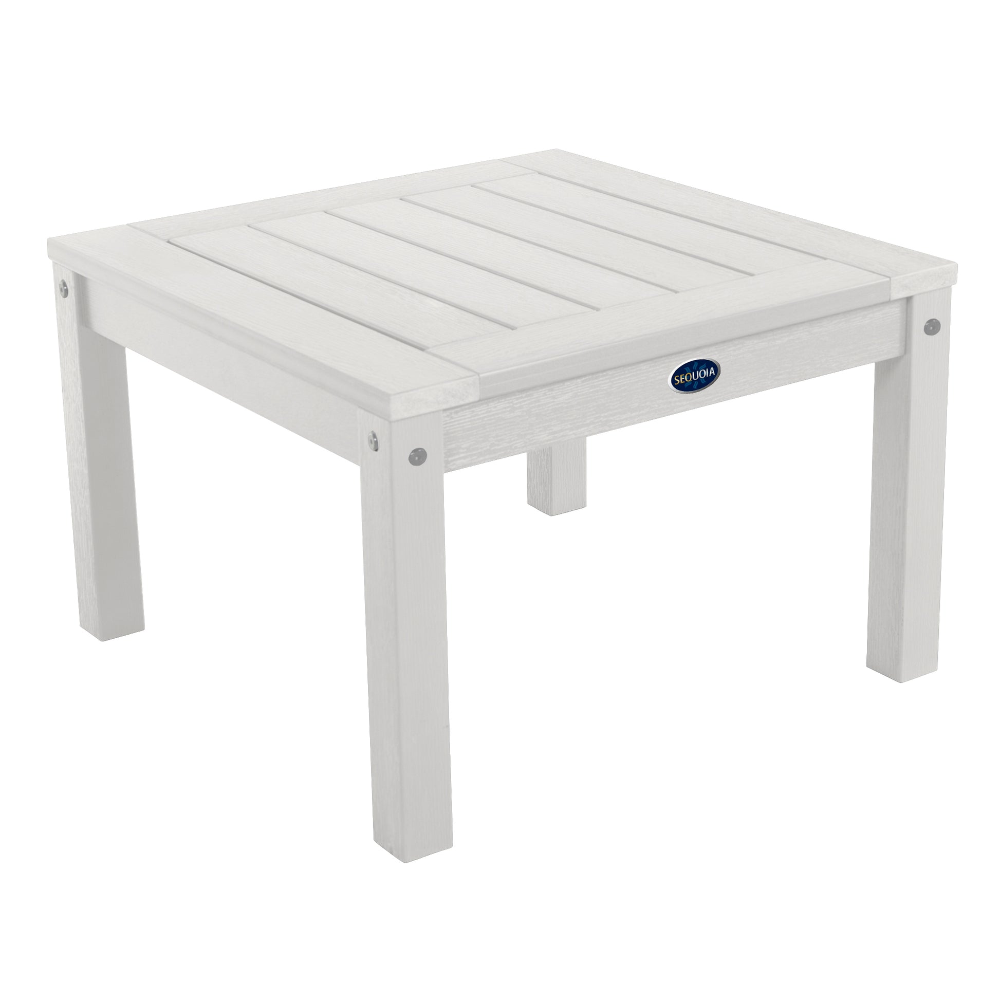 Adirondack side table in White