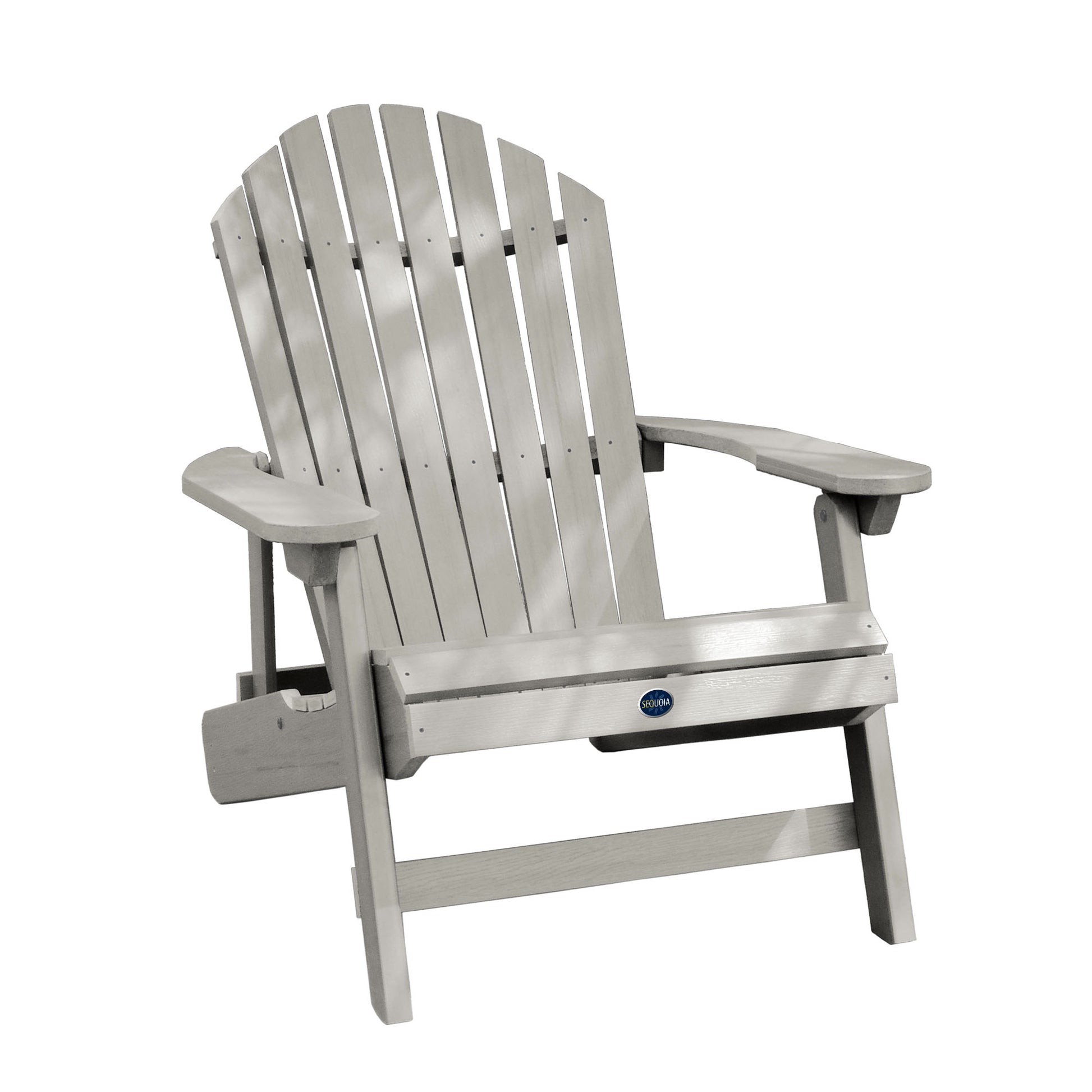 King-sized Horizon folding and reclining Adirondack chair in Harbor Gray