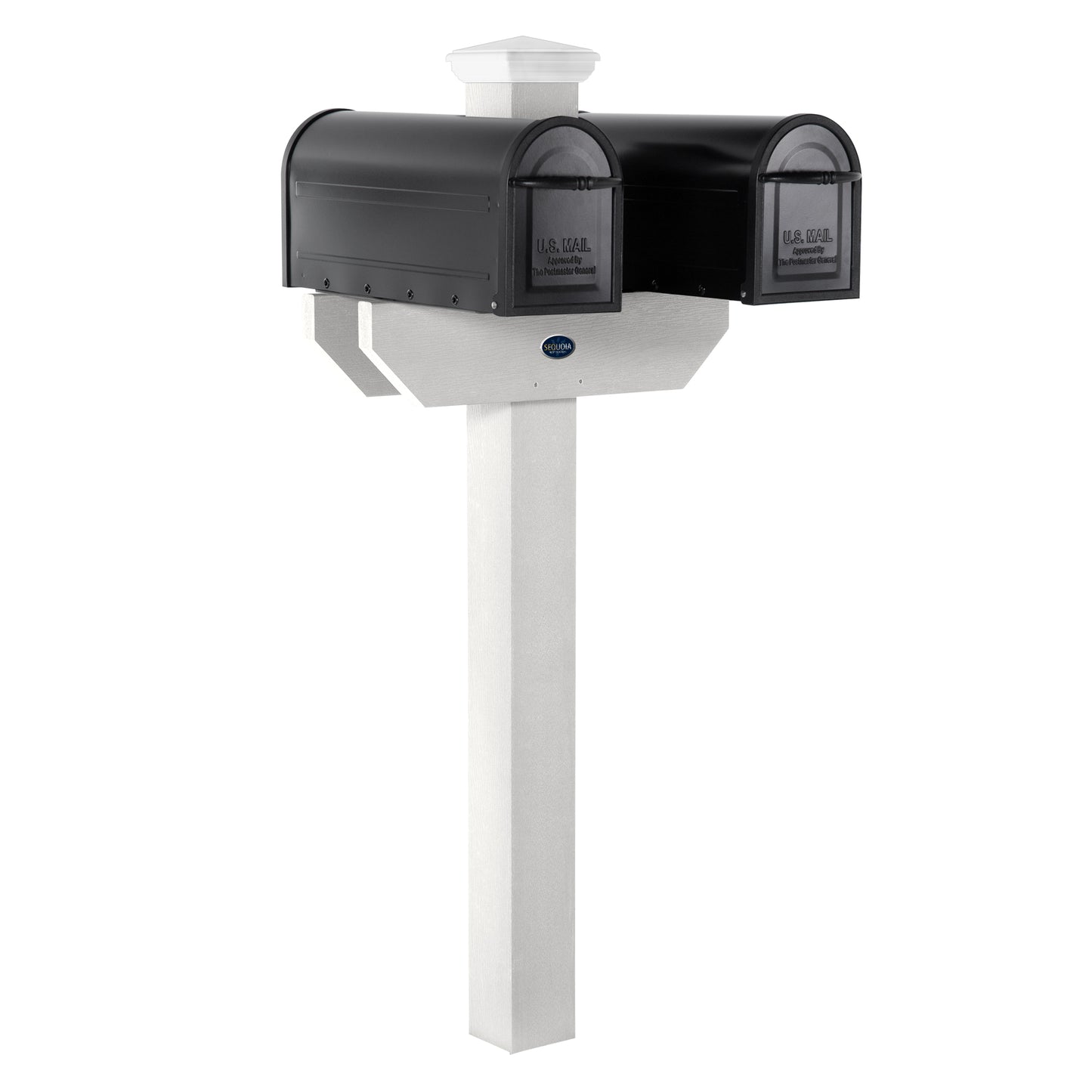 St. Clair Double Mailbox Post