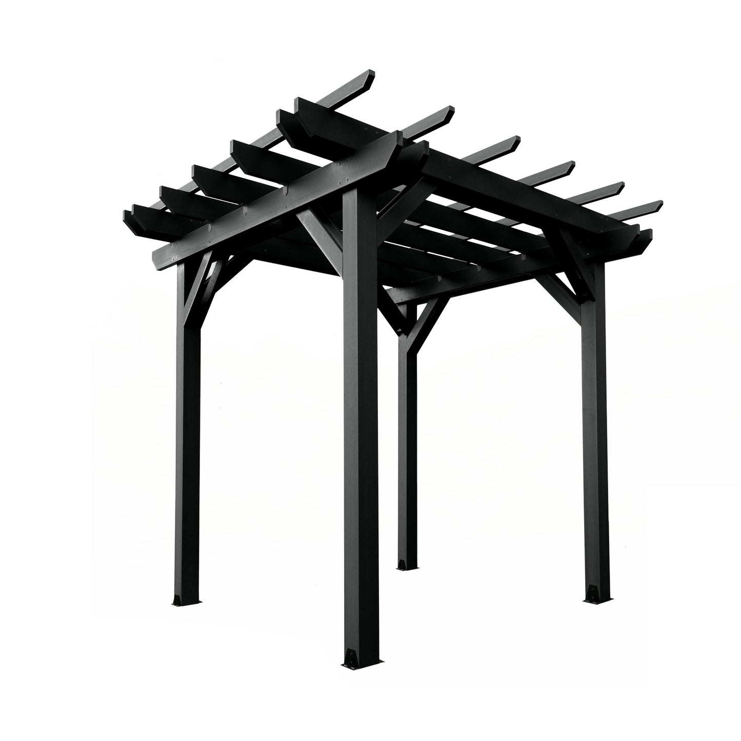 St. Clair 8 x 8 Pergola in Black