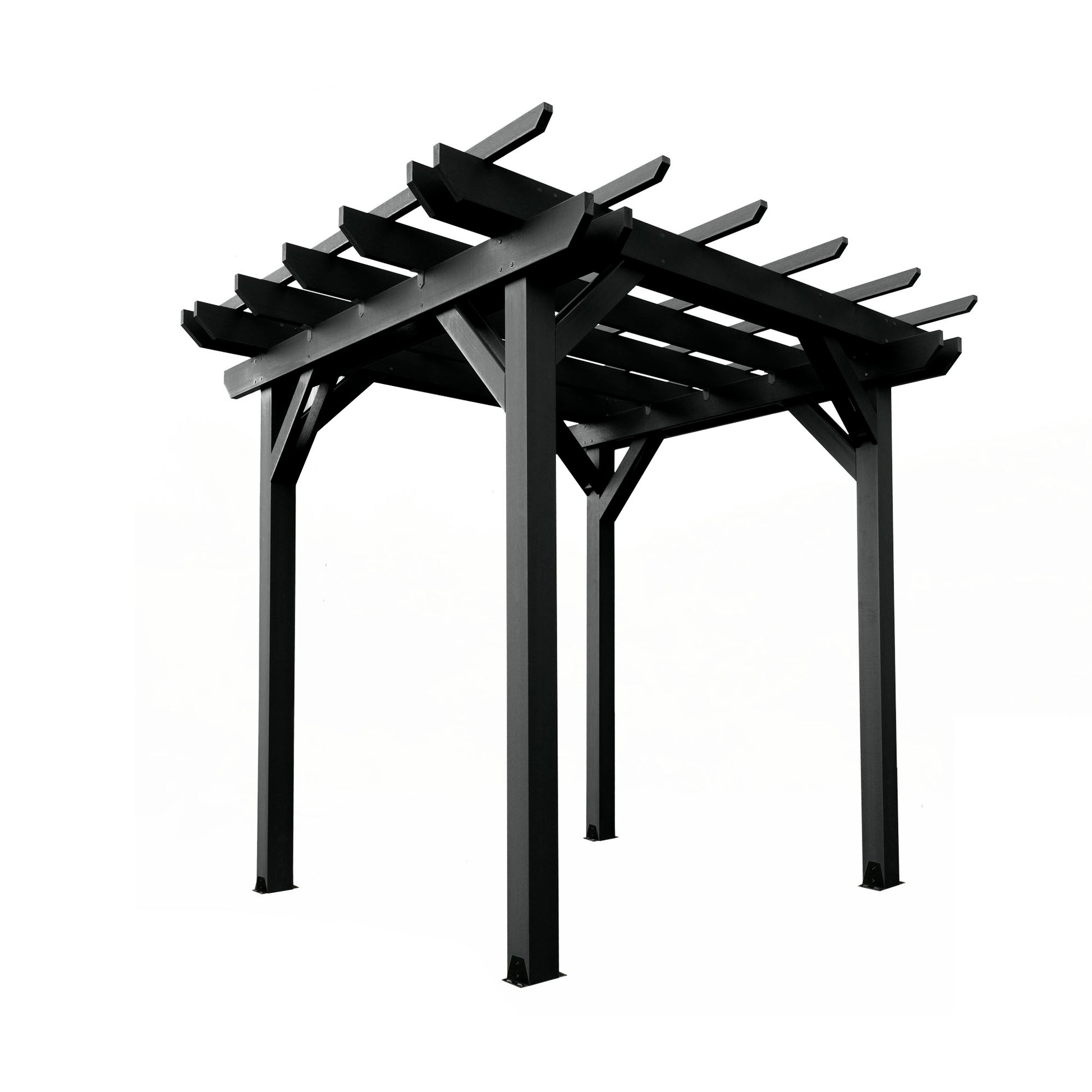 St. Clair 8 x 8 Pergola in Black