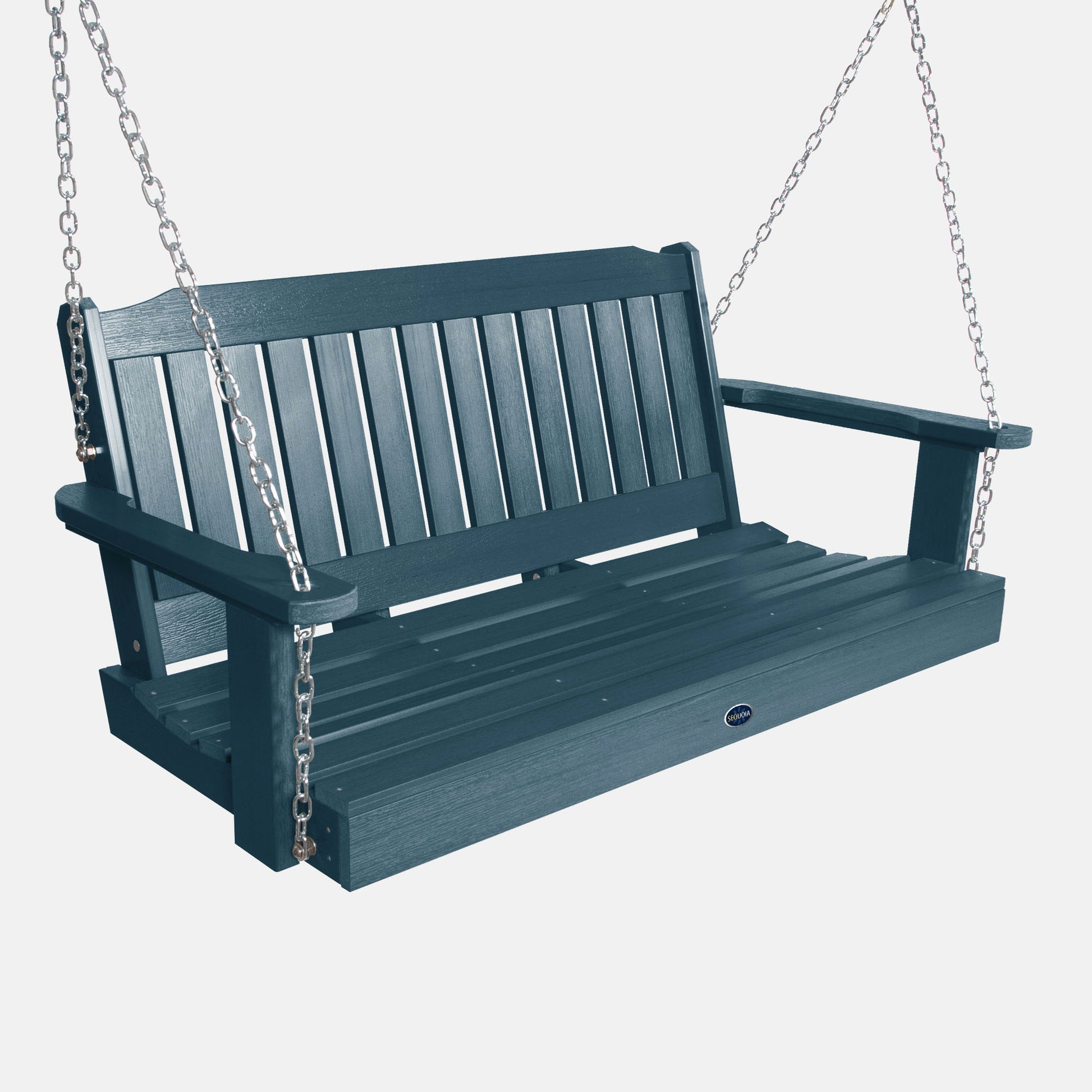 Blue Ridge 4ft porch swing in Nantucket Blue