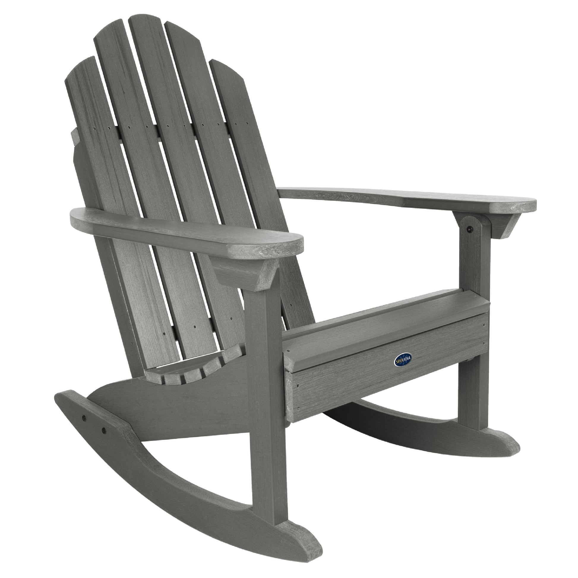 Lighthouse Adirondack rocking chair in Coastal Teak