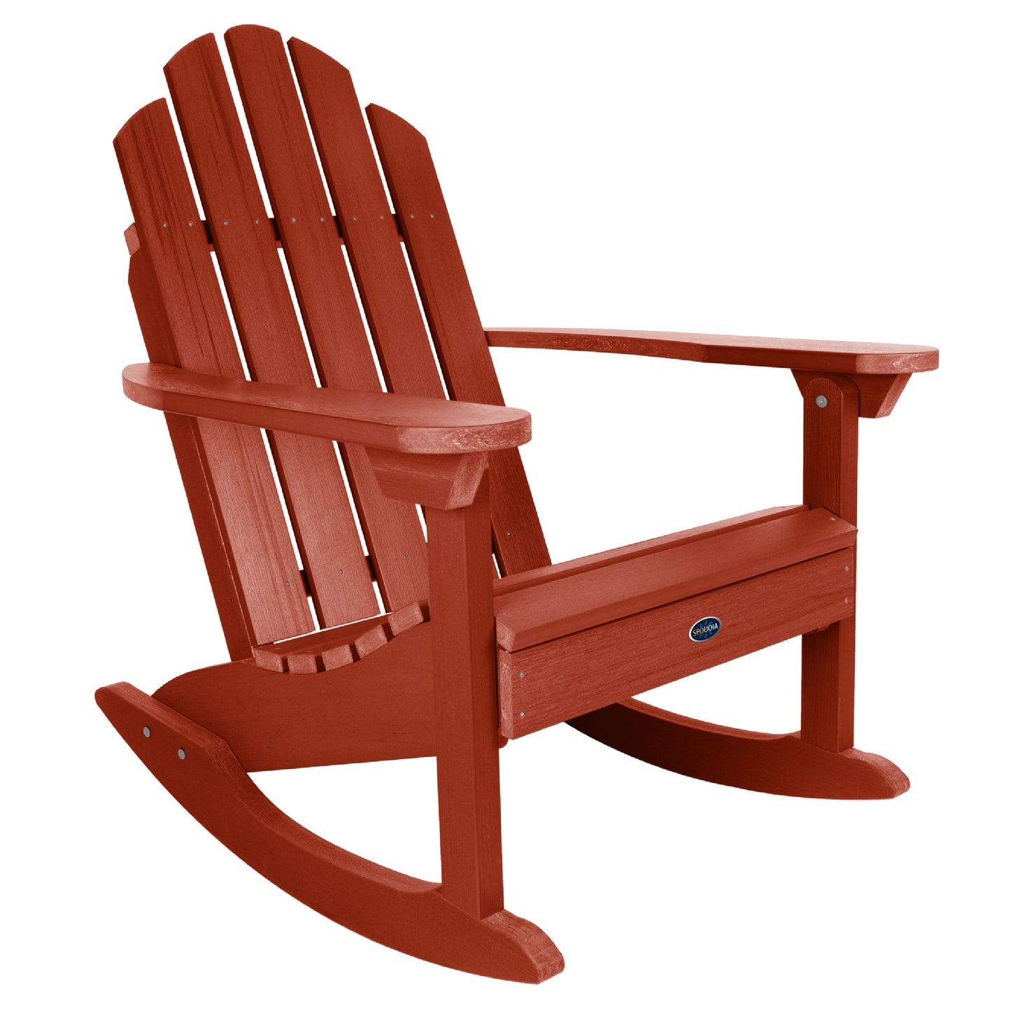 Lighthouse Adirondack rocking chair in Rustic Red