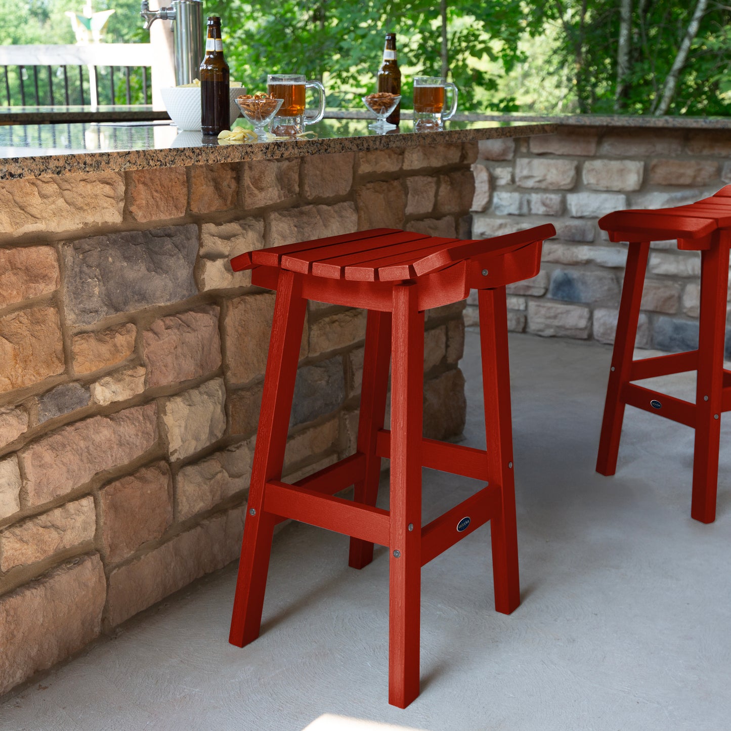Homestead Square Bar Height Stool