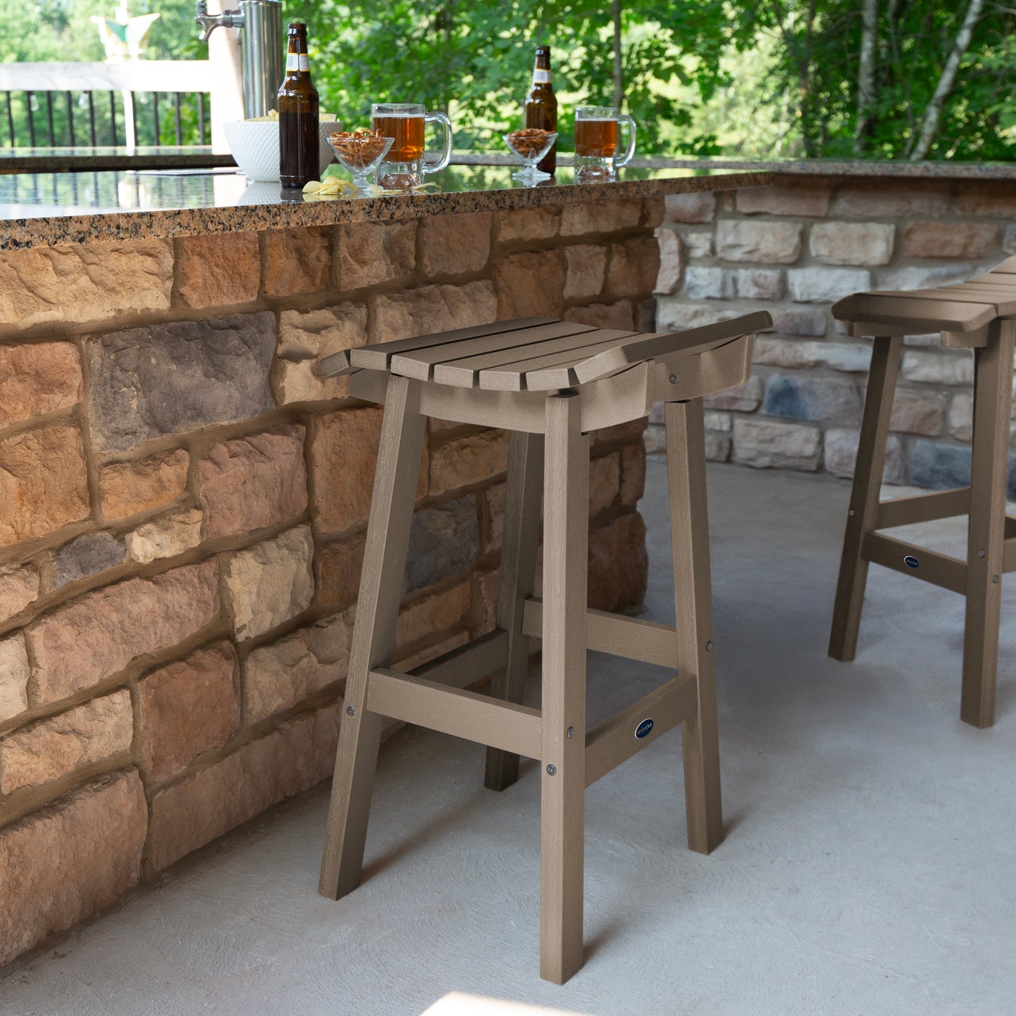 Homestead Square Bar Height Stool