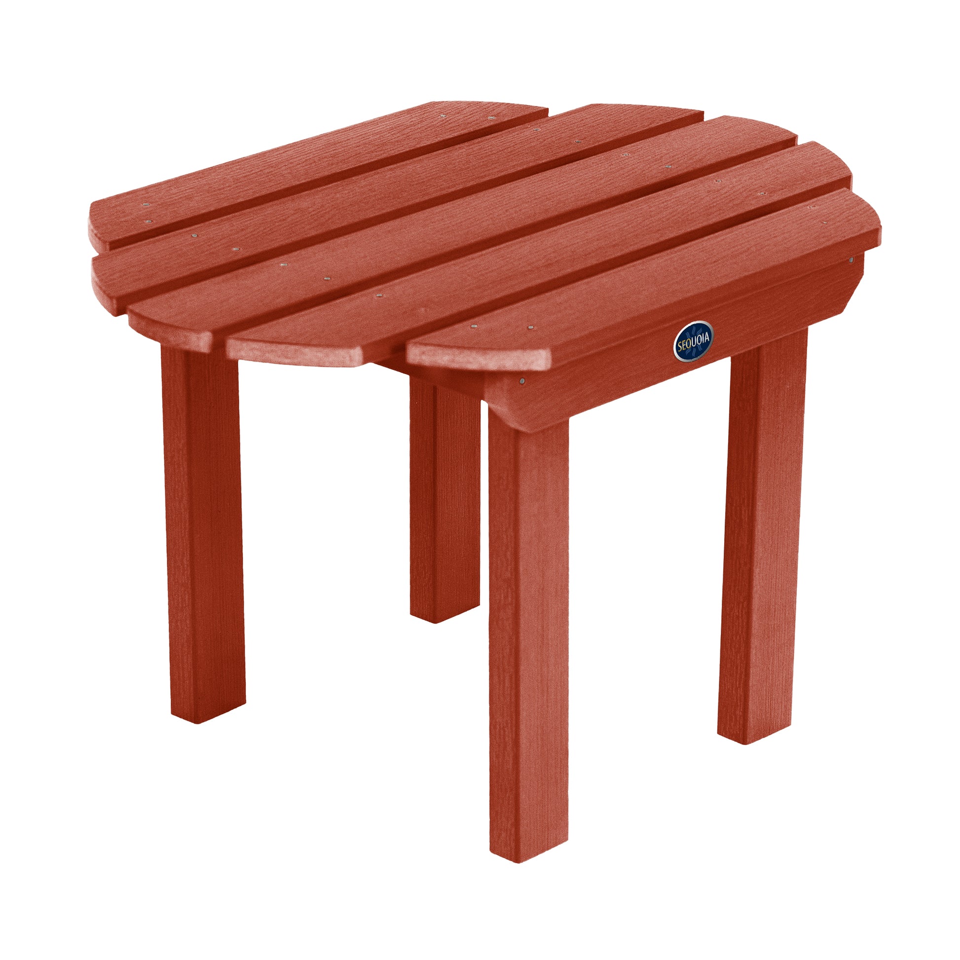Lighthouse side table in Rustic Red