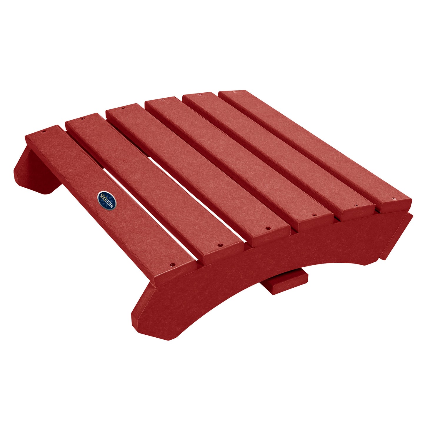 Red Sunrise Coast ottoman folded up