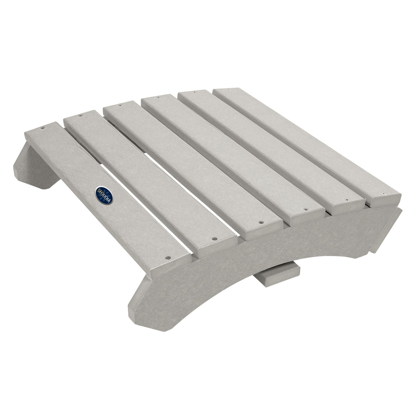 Gray Sunrise Coast ottoman folded up