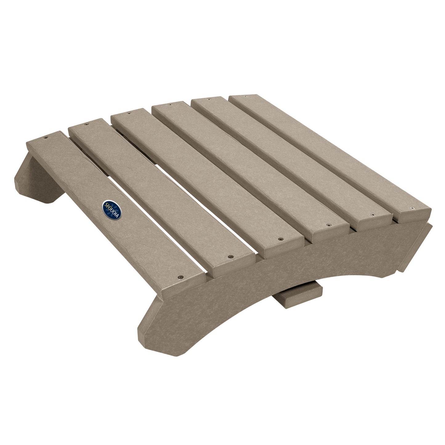 Tan Sunrise Coast ottoman folded up