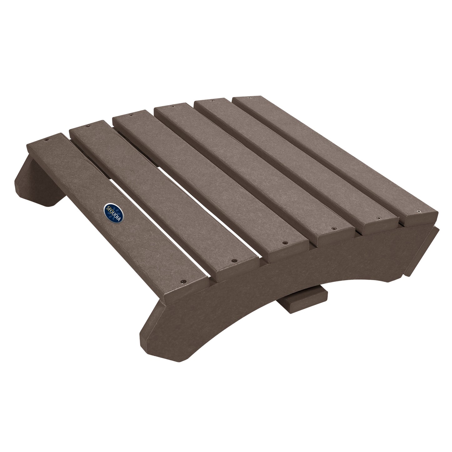 Brown Sunrise Coast ottoman folded up