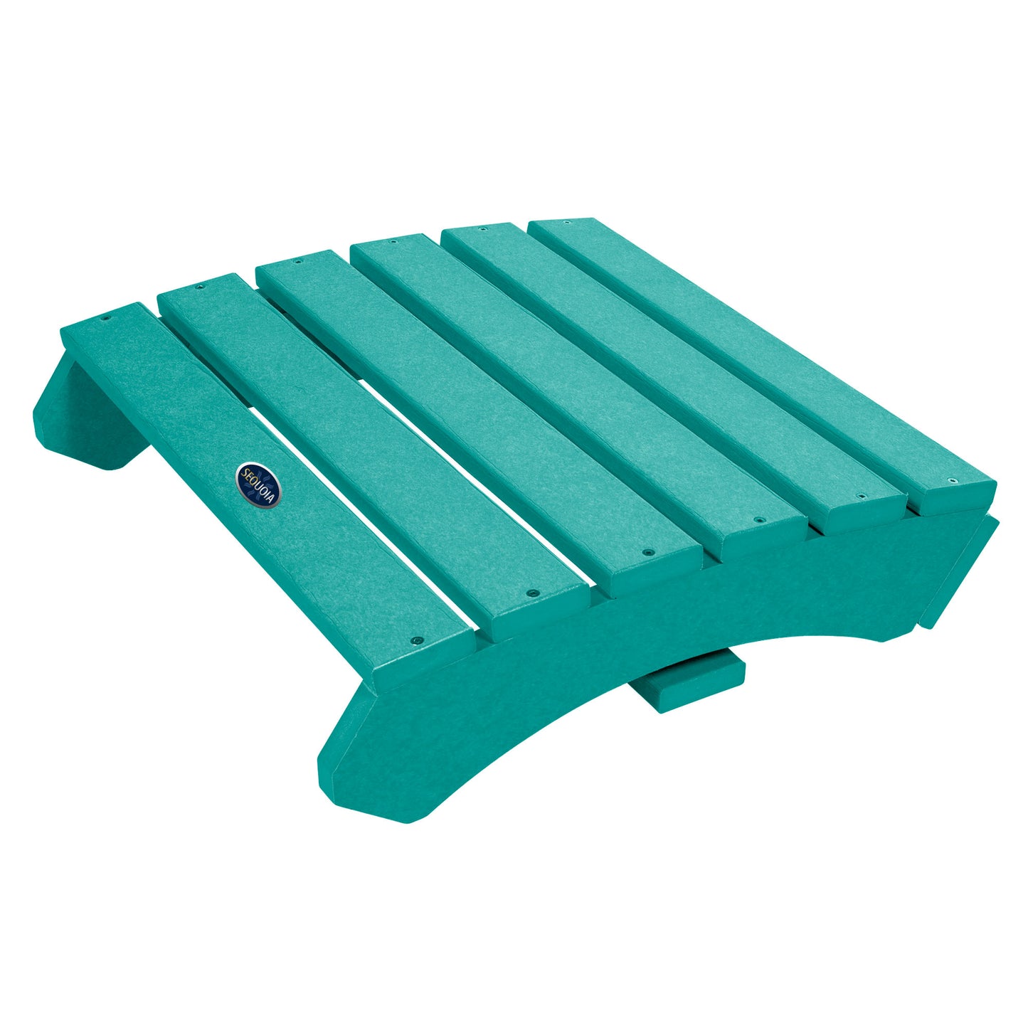 Blue Sunrise Coast ottoman folded up