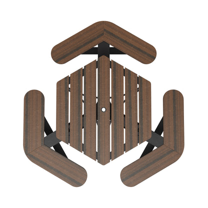 Sunrise Coast Hexagon Picnic Table