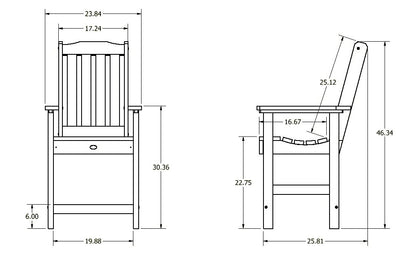 Blue Ridge Dining Chair - Counter Height