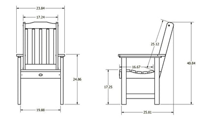 Blue Ridge Dining Chair - Dining Height