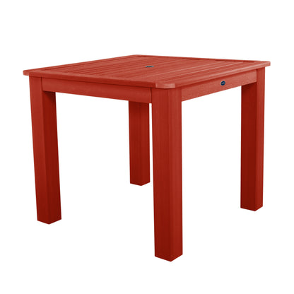 Homestead 42x42 counter height table in Rustic Red