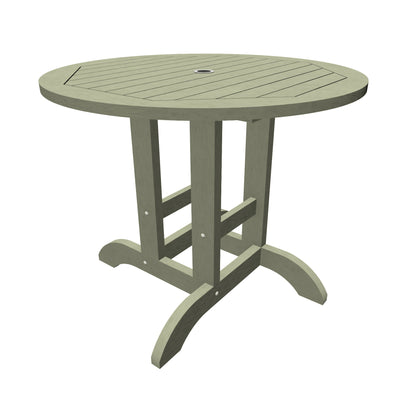 Homestead 36” diameter dining height table in Eucalyptus