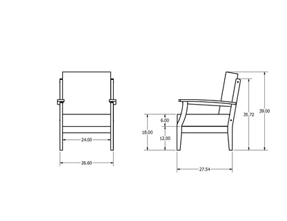 Blue Ridge Deep Seating Club Chair