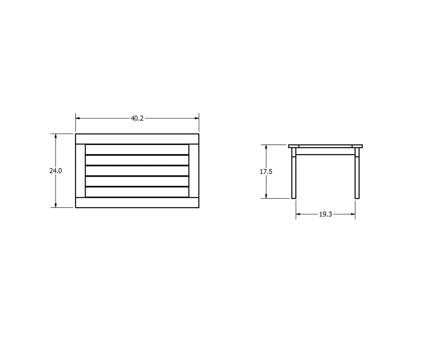 Blue Ridge Deep Seating Conversation Table