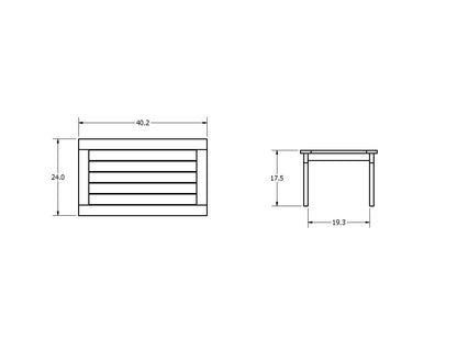 Blue Ridge Deep Seating Conversation Table