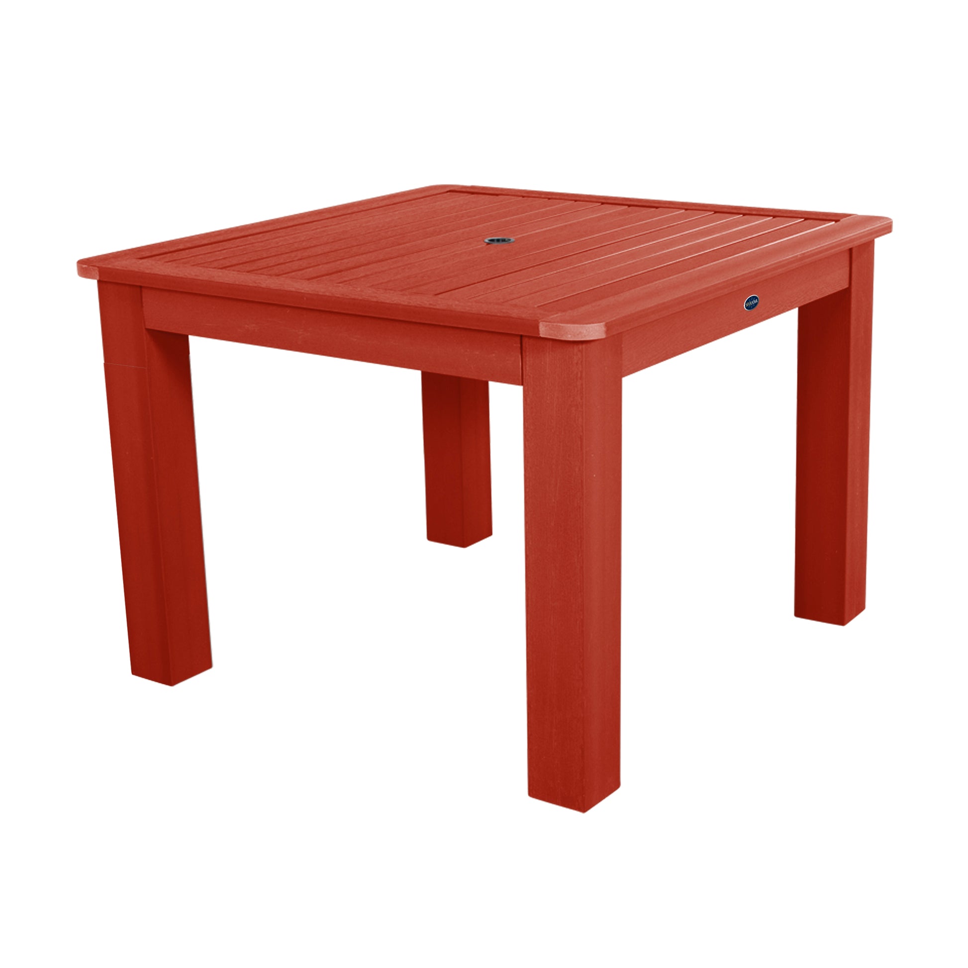 Homestead 42x42 Square table in Rustic Red