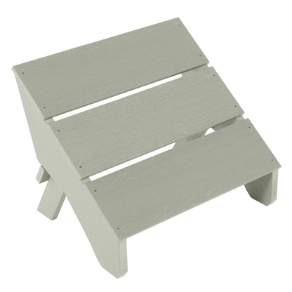 Granite Hills folding ottoman in Eucalyptus