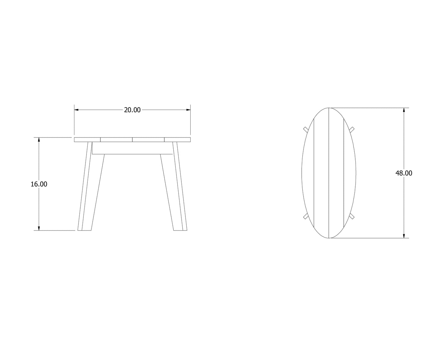 Sunrise Coast Surfboard  Coffee Table
