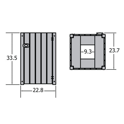 Commercial Grade Trash Can Measurements