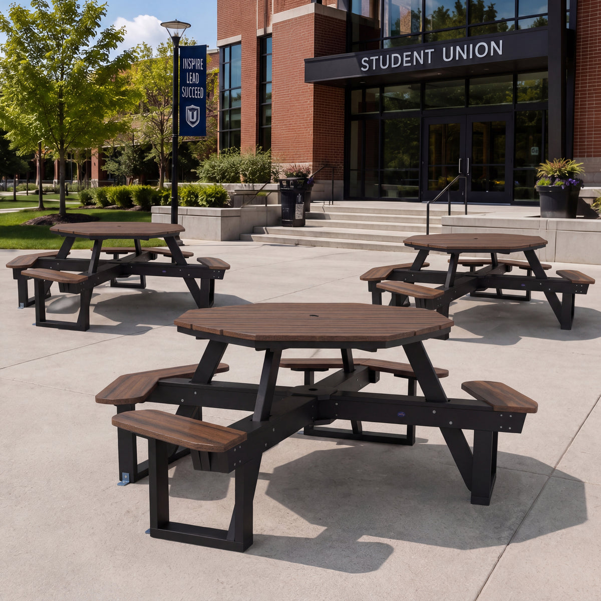 Sunrise Coast Octagon Picnic Table - ADA Compliant